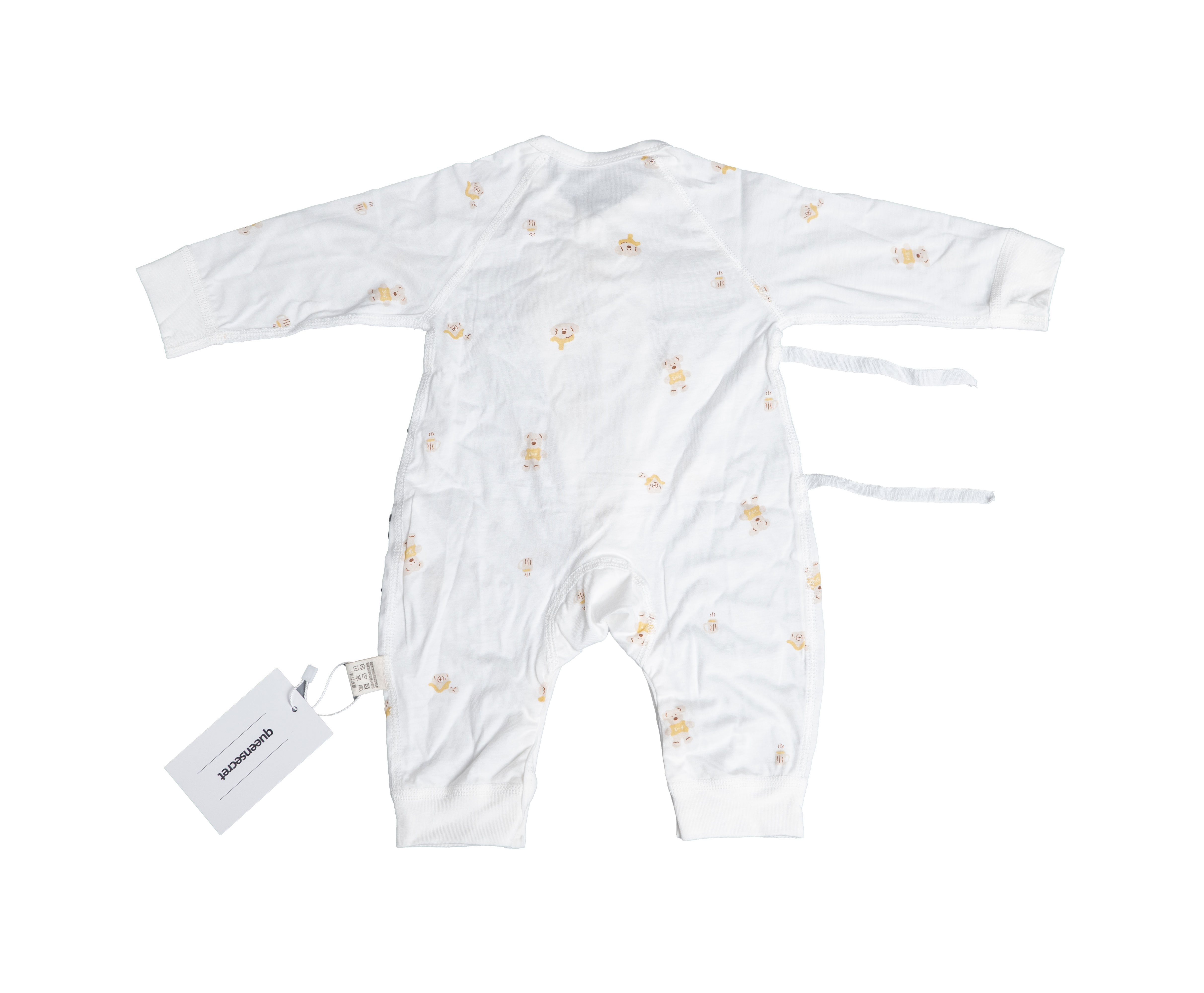 queensecret Unisex Baby Boy Girl Footies Rompers Cotton Long Sleeve Baby Layettes